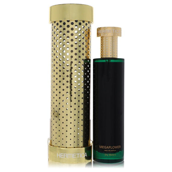 Dry Waters Megaflower Eau De Parfum Spray (Unisex Alcohol Free) By Hermetica for Women 3.3 oz
