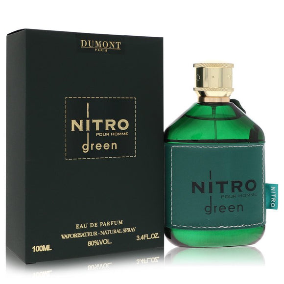 Dumont Nitro Green Cologne By Dumont Paris Eau De Parfum Spray for Men 3.4 oz