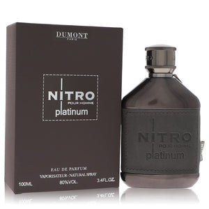 Dumont Nitro Platinum Cologne By Dumont Paris Eau De Parfum Spray for Men 3.4 oz