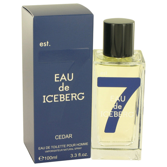 Eau De Iceberg Cedar Cologne By Iceberg Eau De Toilette Spray for Men 3.3 oz