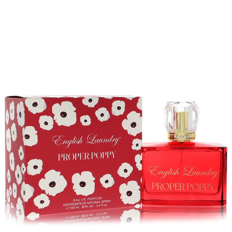 English Laundry Proper Poppy Eau De Parfum Spray By English Laundry for Women 3.4 oz