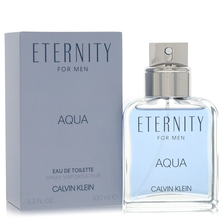 Eternity Aqua Eau De Toilette Spray By Calvin Klein for Men 3.4 oz