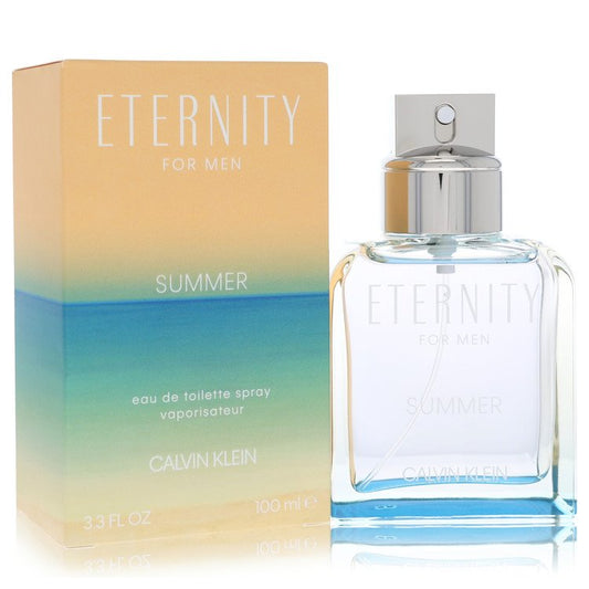 Eternity Summer Eau De Toilette Spray (2019) By Calvin Klein for Men 3.3 oz