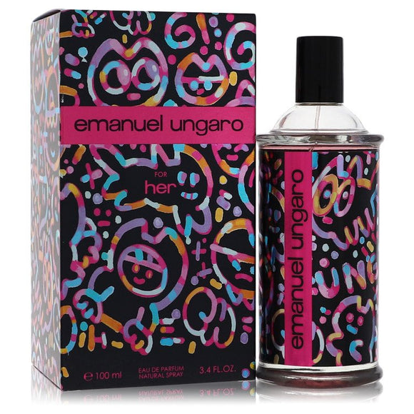 Emanuel Ungaro For Her Eau De Parfum Spray By Ungaro for Women 3.4 oz