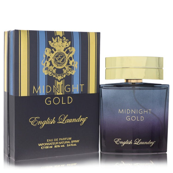 English Laundry Midnight Gold Cologne By English Laundry Eau De Parfum Spray for Men 3.4 oz