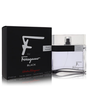 F Black Eau De Toilette Spray By Salvatore Ferragamo for Men 1.7 oz