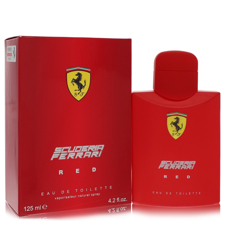 Ferrari Scuderia Red Eau De Toilette Spray By Ferrari for Men 4.2 oz