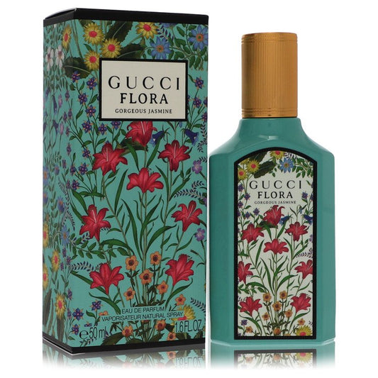 Flora Gorgeous Jasmine Perfume By Gucci Eau De Parfum Spray for Women 1.6 oz