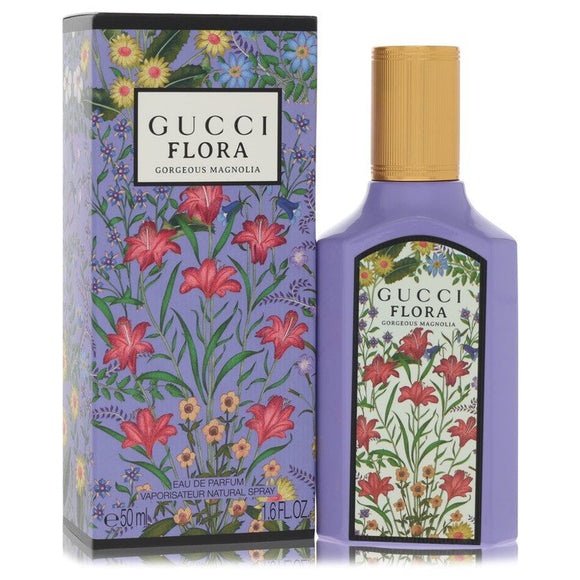 Flora Gorgeous Magnolia Eau De Parfum Spray By Gucci for Women 1.6 oz