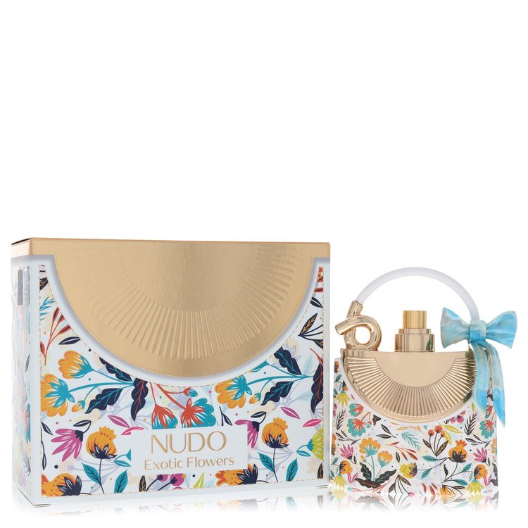 Fragrance World Nudo Exotic Flowers Eau De Parfum Spray By Fragrance World for Women 3.4 oz