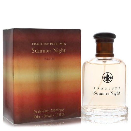 Fragluxe Summer Night Eau De Toilette Spray By Fragluxe for Men 3.3 oz