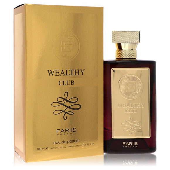 Fariis Wealthy Club Cologne By Fariis Parfum Eau De Parfum Spray for Men 3.4 oz