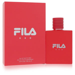 Fila Red Eau De Toilette Spray By Fila for Men 3.4 oz