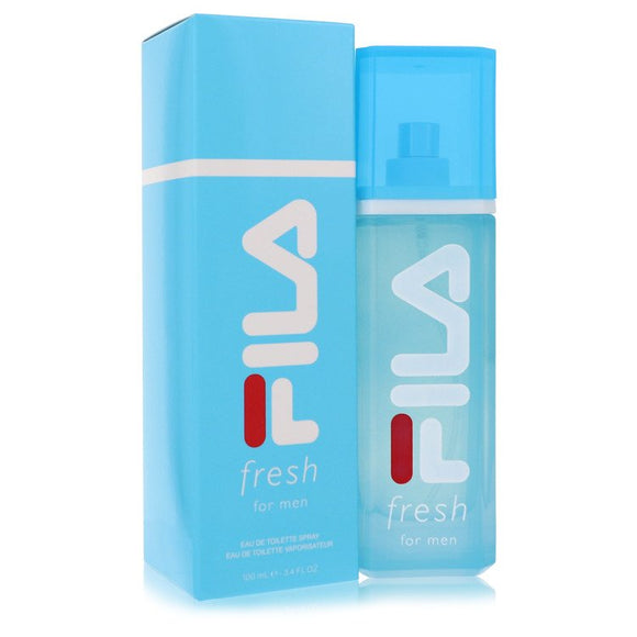 Fila Fresh Eau De Toilette Spray By Fila for Men 3.4 oz