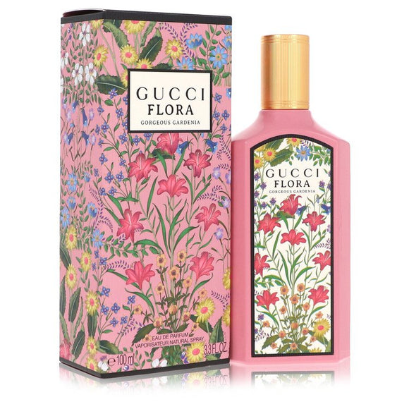 Flora Gorgeous Gardenia Perfume By Gucci Eau De Parfum Spray for Women 3.4 oz