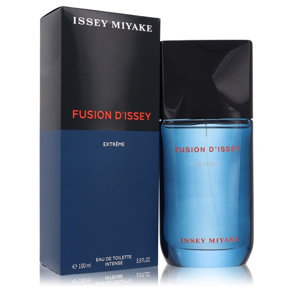 Fusion D'issey Extreme Eau De Toilette Intense Spray By Issey Miyake for Men 3.3 oz