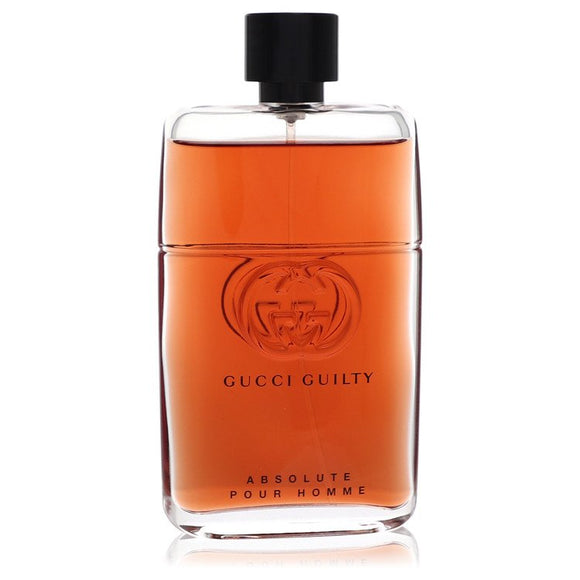 Gucci Guilty Absolute Cologne By Gucci Eau De Parfum Spray (Tester) for Men 3 oz