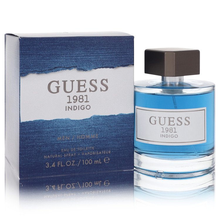 Guess 1981 Indigo Eau De Toilette Spray By Guess for Men 3.4 oz