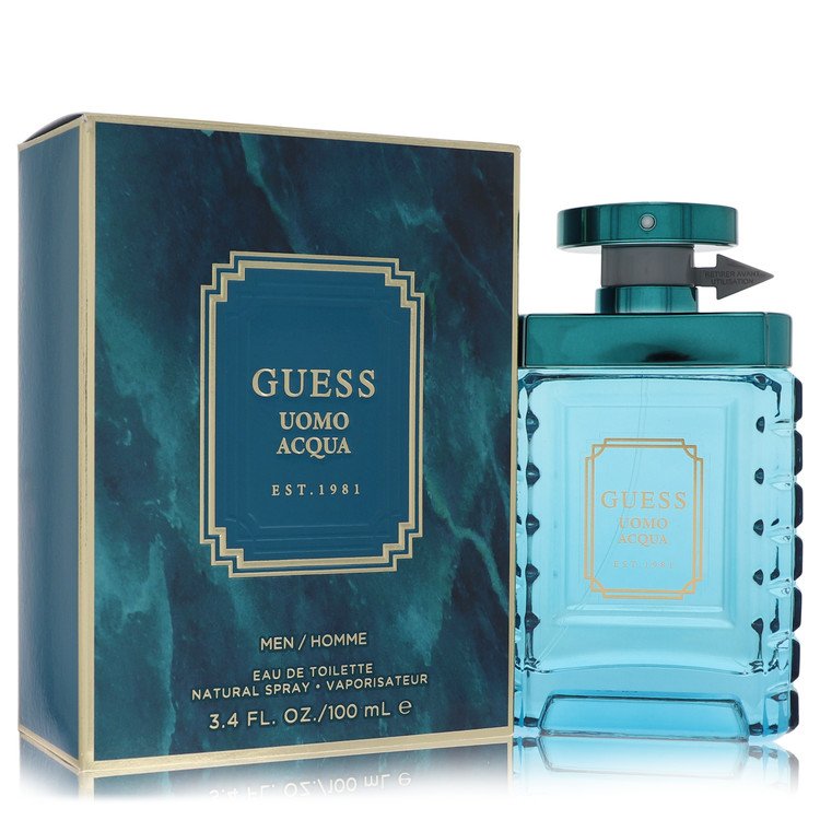 Guess Uomo Acqua Cologne By Guess Eau De Toilette Spray for Men 3.4 oz