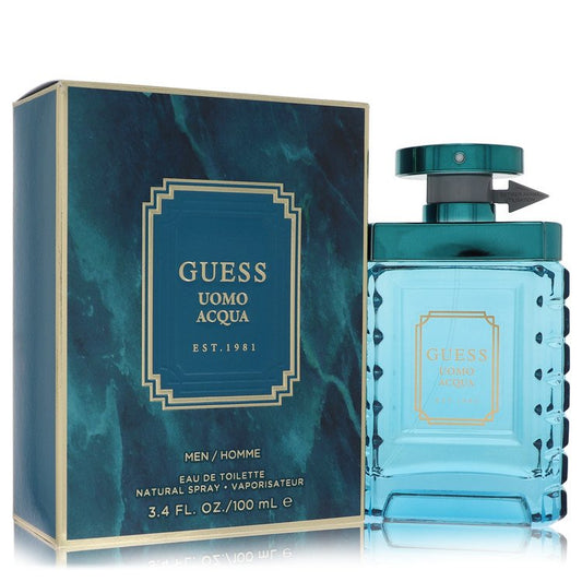 Guess Uomo Acqua Cologne By Guess Eau De Toilette Spray for Men 3.4 oz