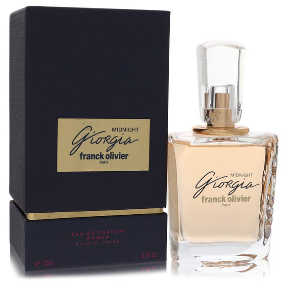 Giorgia Midnight Eau De Parfum Spray By Franck Olivier for Women 2.5 oz