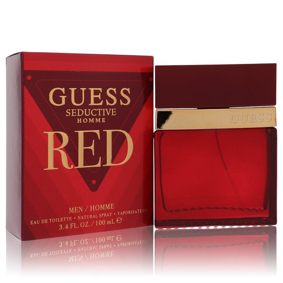 Guess Seductive Homme Red Eau De Toilette Spray By Guess for Men 3.4 oz