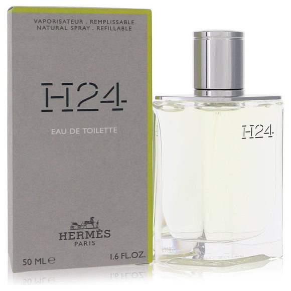 H24 Eau De Toilette Refillable Spray By Hermes for Men 1.6 oz