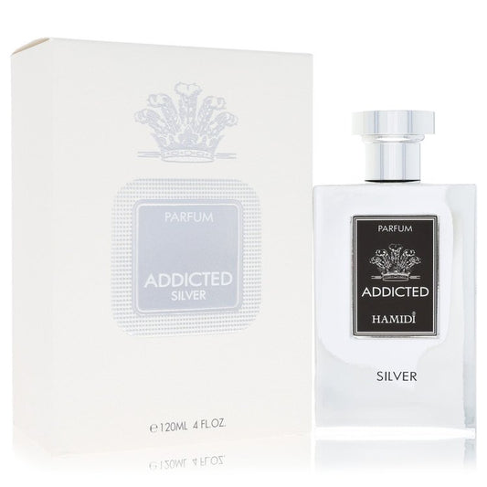 Hamidi Addicted Silver Parfum Spray By Hamidi 4 oz for Men