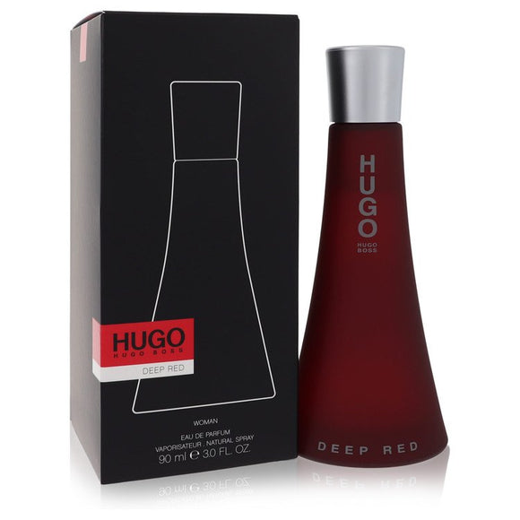 Hugo Deep Red Eau De Parfum Spray By Hugo Boss for Women 3 oz