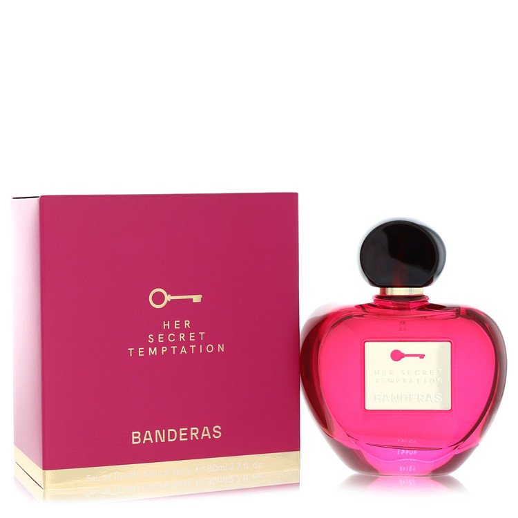 Her Secret Temptation Eau De Toilette Spray By Antonio Banderas for Women 2.7 oz