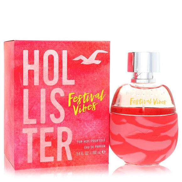 Hollister Festival Vibes Eau De Parfum Spray By Hollister for Women 3.4 oz