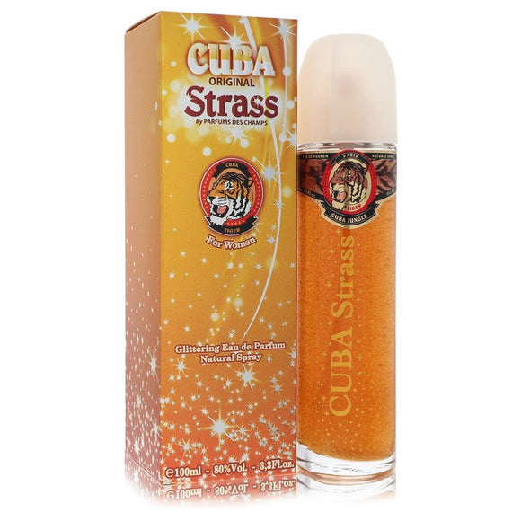 Cuba Strass Tiger Eau De Parfum Spray By Fragluxe for Women 3.4 oz