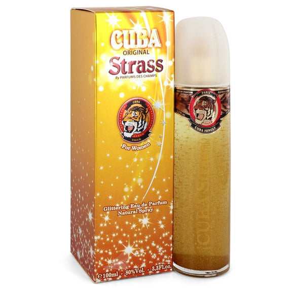 Cuba Strass Tiger Eau De Parfum Spray By Fragluxe for Women 3.4 oz
