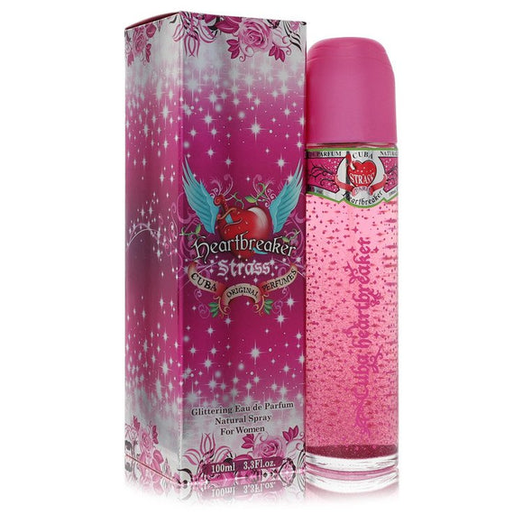 Cuba Strass Heartbreaker Eau De Parfum Spray By Fragluxe for Women 3.4 oz