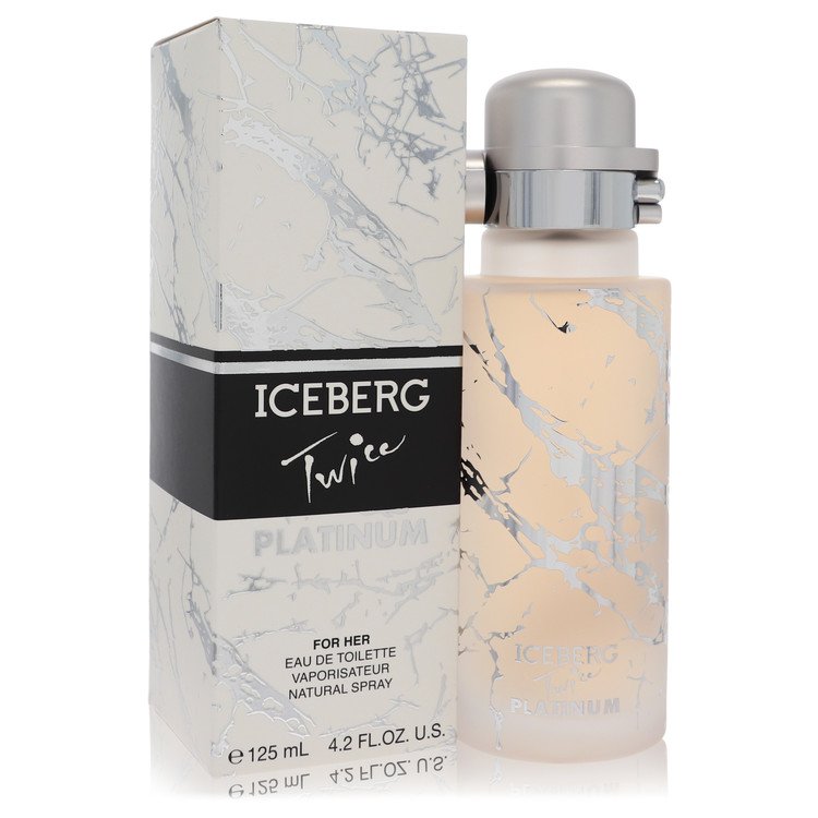 Iceberg Twice Platinum Eau De Toilette Spray By Iceberg for Women 4.2 oz