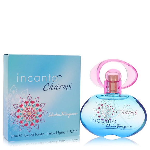 Incanto Charms Eau De Toilette Spray By Salvatore Ferragamo for Women 1 oz