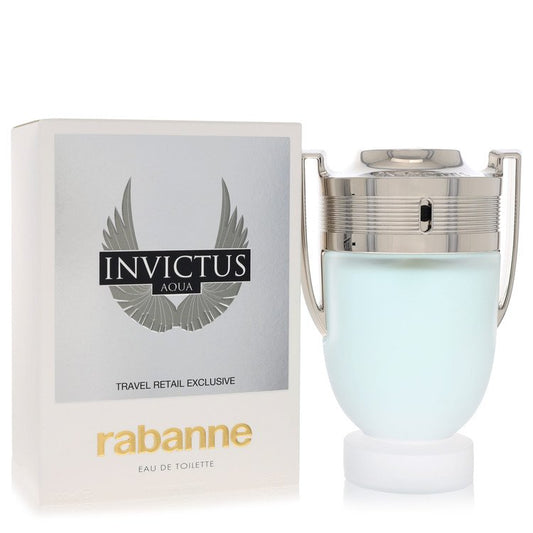 Invictus Aqua Eau De Toilette Spray By Paco Rabanne for Men 3.4 oz