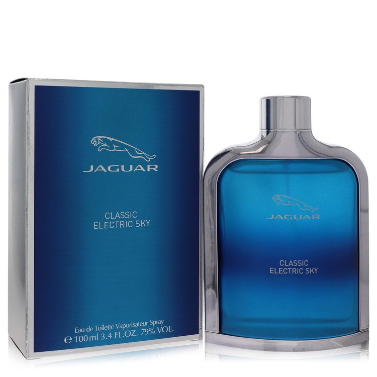 Jaguar Classic Electric Sky Eau De Toilette Spray By Jaguar for Men 3.4 oz