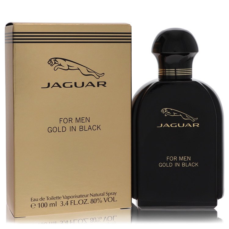 Jaguar Gold In Black Eau De Toilette Spray By Jaguar for Men 3.4 oz