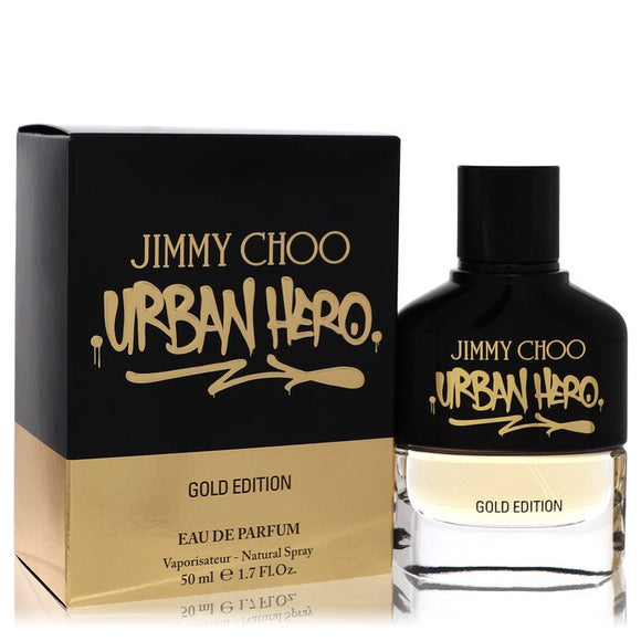 Jimmy Choo Urban Hero Gold Edition Cologne By Jimmy Choo Eau De Parfum Spray for Men 1.7 oz