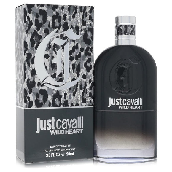 Just Cavalli Wild Heart Eau De Toilette Spray By Cavalli for Men 3 oz