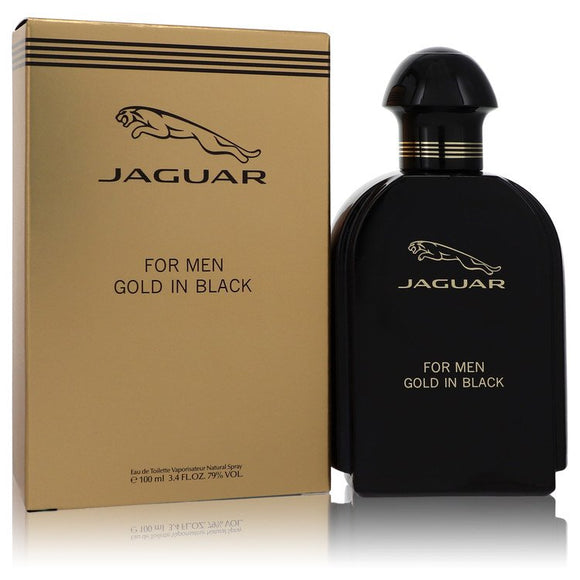 Jaguar Gold In Black Eau De Toilette Spray By Jaguar for Men 3.4 oz