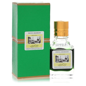 Jannet El Firdaus Concentrated Perfume Oil Free From Alcohol (Unisex Green Attar) By Swiss Arabian for Men 0.3 oz