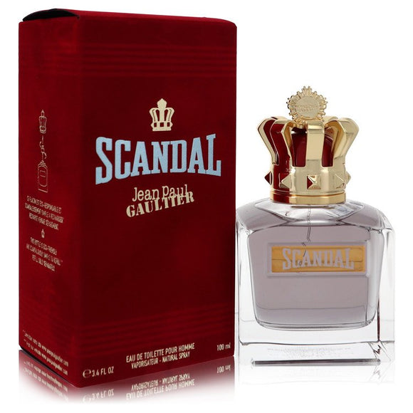 Jean Paul Gaultier Scandal Eau De Toilette Spray (Refillable) By Jean Paul Gaultier for Men 3.4 oz