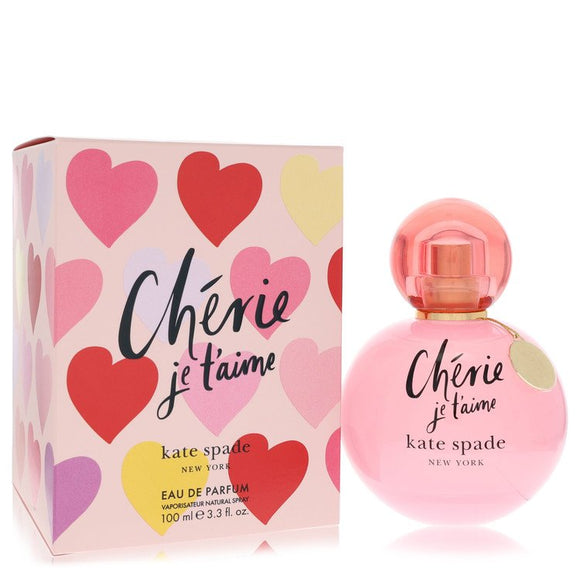 Kate Spade Cherie Je T'aime Eau De Parfum Spray By Kate Spade for Women 3.3 oz
