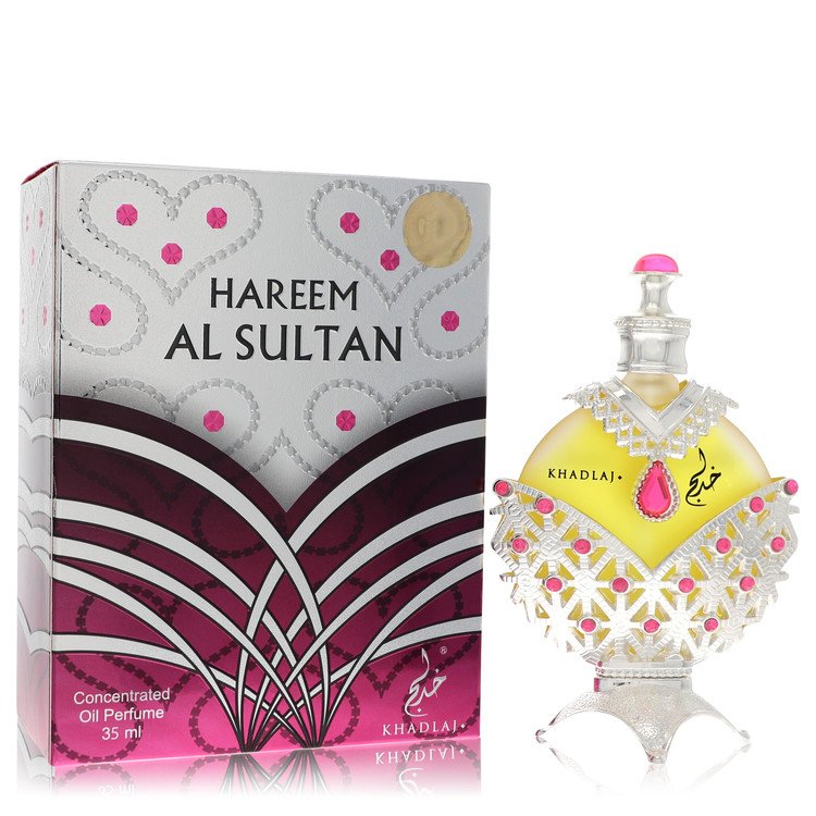 Khadlaj Hareem Al Sultan Silver Perfume By Khadlaj Concentrated Perfume Oil (Unisex) for Women 1.18 oz