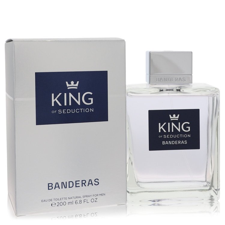 King Of Seduction Eau De Toilette Spray By Antonio Banderas for Men 6.7 oz