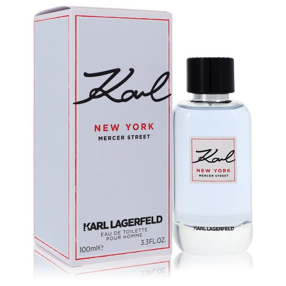 Karl New York Mercer Street Eau De Toilette Spray By Karl Lagerfeld for Men 3.3 oz