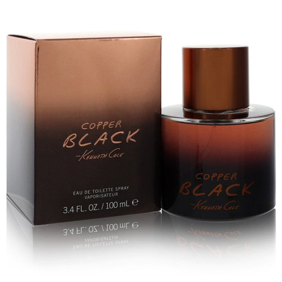 Kenneth Cole Copper Black Eau De Toilette Spray By Kenneth Cole for Men 3.4 oz