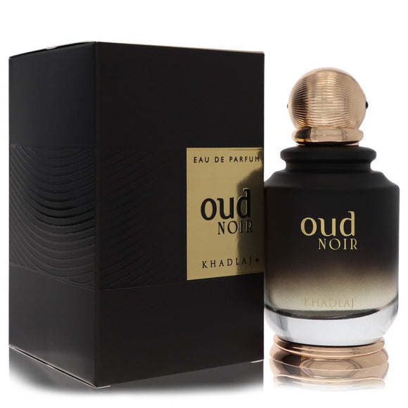 Khadlaj Oud Noir Cologne By Khadlaj Eau De Parfum Spray (Unisex) for Men 3.4 oz